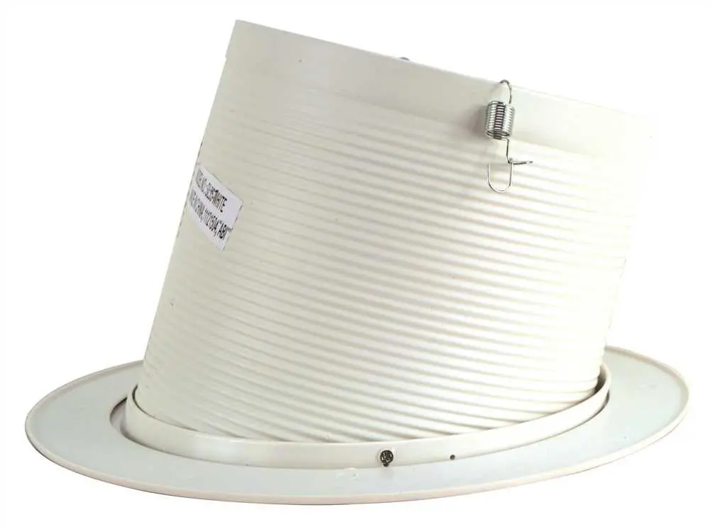 Sloped Ceiling Baffle Trim White 1