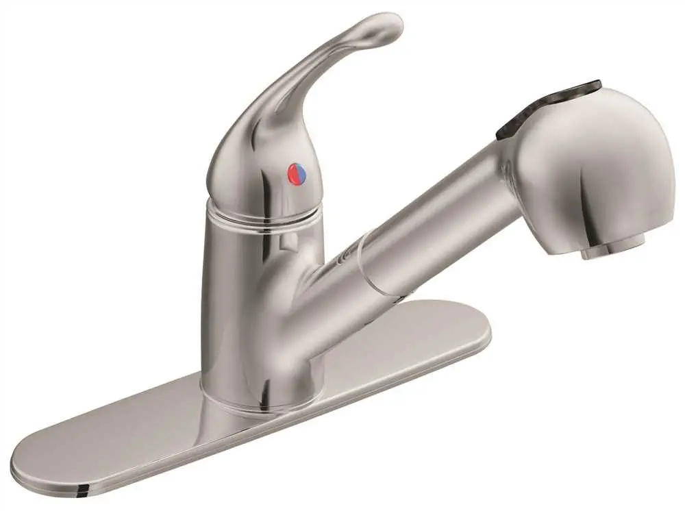 Cleveland Faucet Group Capstone Kitchen Faucet Pull Out Lead Free Stainless 1