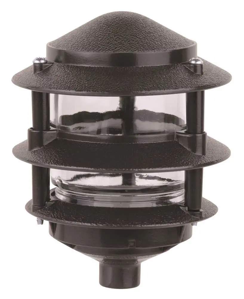 Pagoda 3 Tier Garden Light Bronze 75 Watt 1