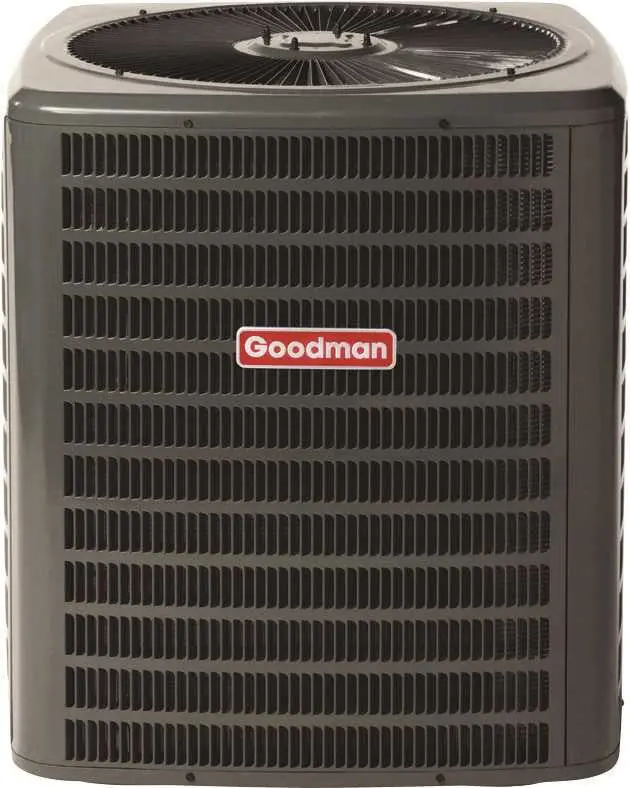 Goodman&Reg; 16 Seer R-410A Condensing Unit, 2.0 Ton, 24,000 Btu, 208 - 230 Volts, 18 Amps 1