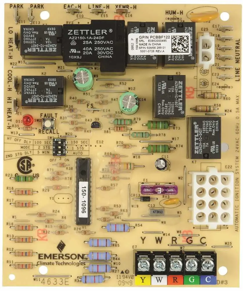 Goodman Ignition Control Board Hsi Int 2 Stage (Pcbbf122s) 1