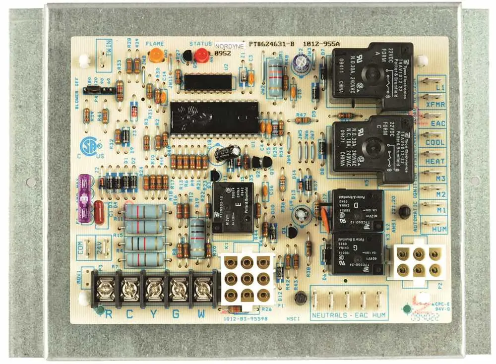 Garrison Gas Furnace Fan Control Board 1