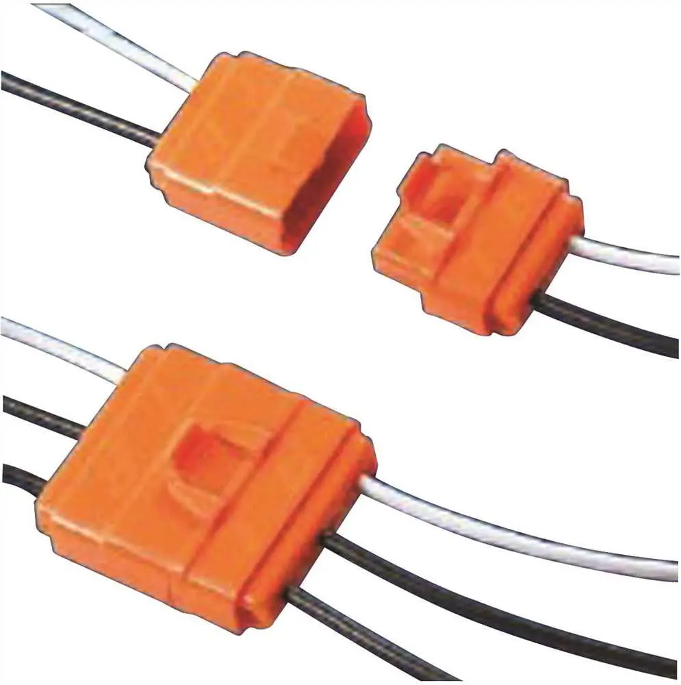 Luminaire Two Pole Disconnect Wire Size 18 Solid Orange 1
