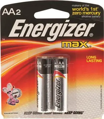 Energizer Max Battery Aa Alkaline, 2 Pack 1