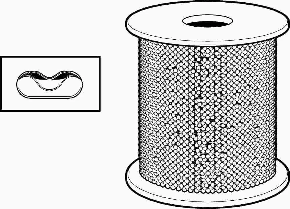 Spool Beaded Chain 100 Ft. 1