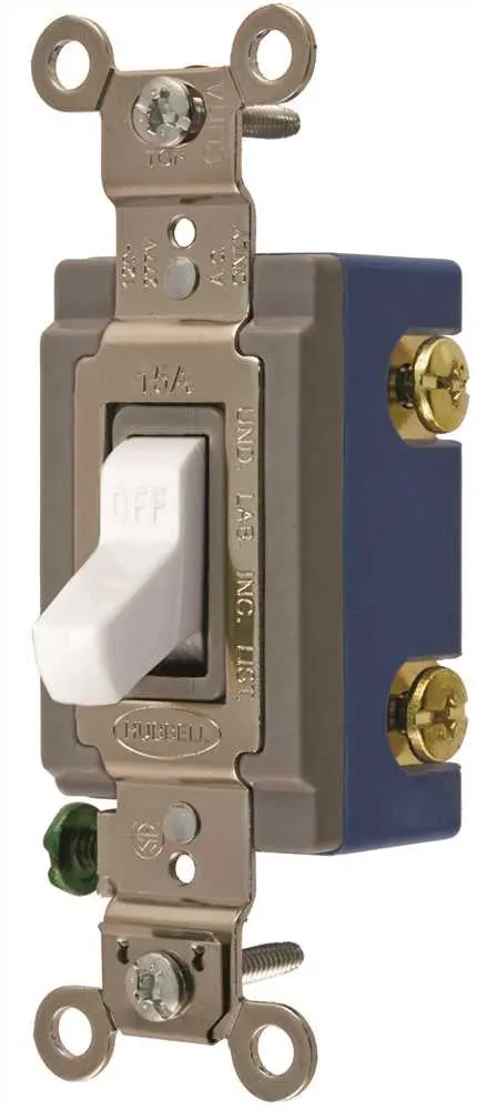 Specgrade Single Pole 15 Amp Ac Switch White 1