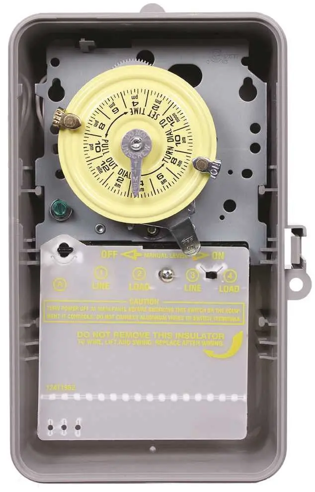 Time Clock 24 Hour Spst 125 Volt 1