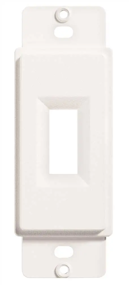 Masque&Reg; 5000 Series Toggle Switch Adapter Plate, White 1