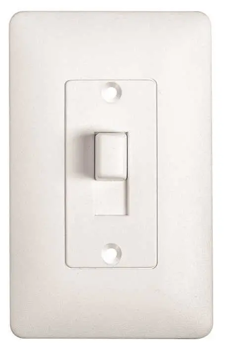 Toggle Switch Cover-Up, White 1