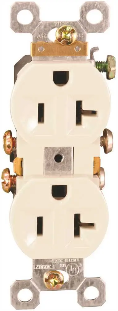 Duplex Receptacle 20 Amps Ivory 1