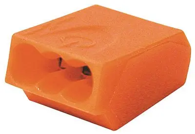 Push In Wire Connectors Orange 500 Per Bag 1