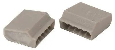 Push In Wire Connectors Gray 500 Per Bag 1