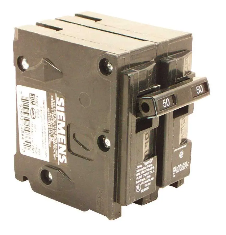 Qp Plug In 2 Pole Breaker 50 Amp 1
