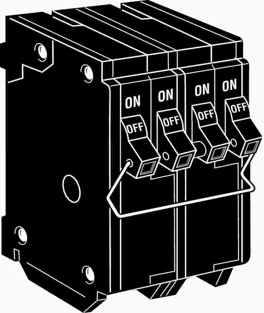 Bq Quad Breaker One 2 Pole 20 Amp And One 2 Pole 30 Amp Independent Trip 1