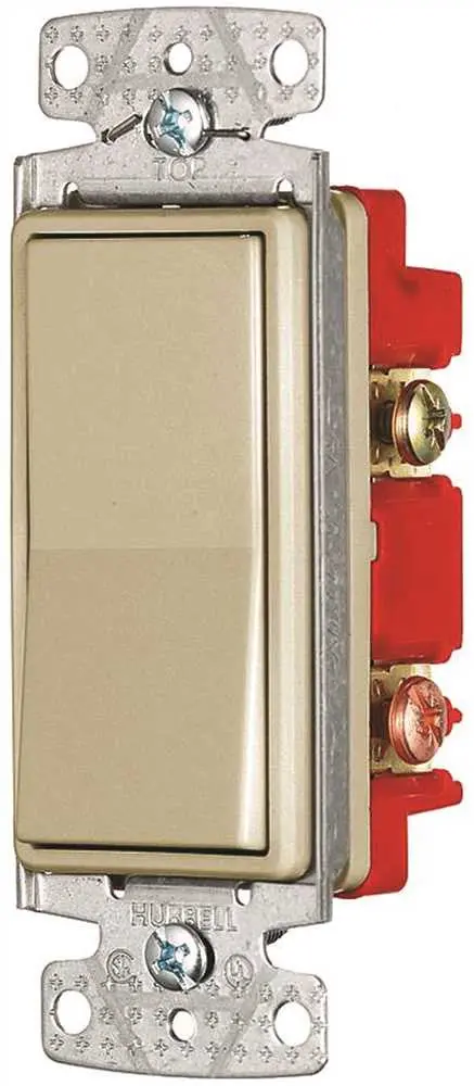 Rocker Switch 4 Way 15 Amps 120 To 277 Volts Ivory 1