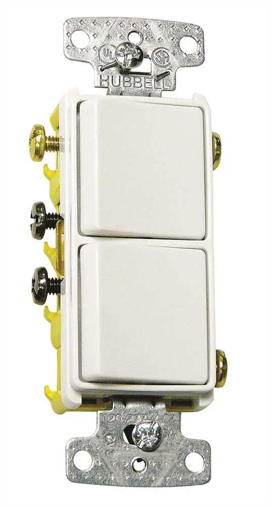 Rocker 3 Way Switch 15 Amp White 1
