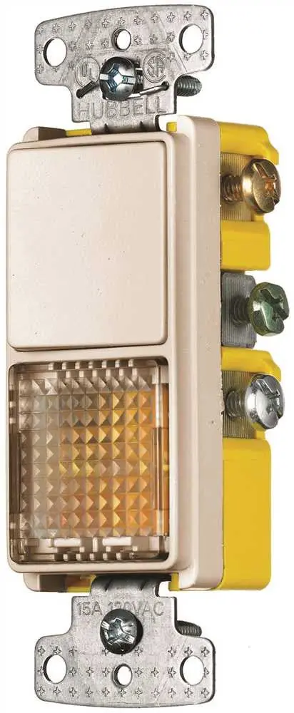 Rocker Switch Illuminated Almond 1