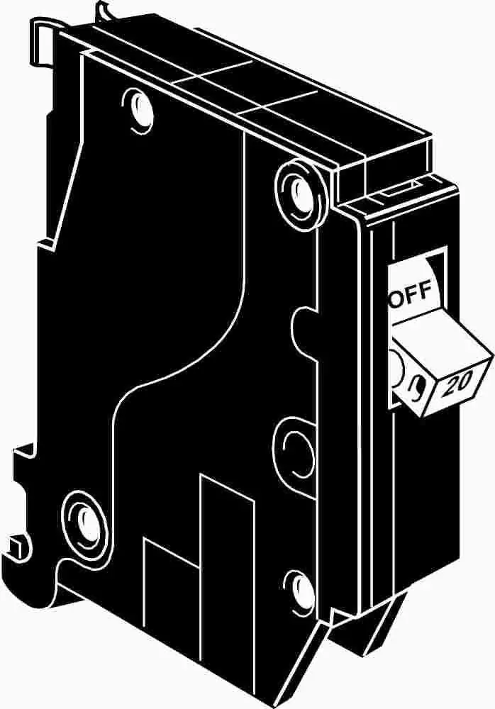Eaton&Reg; Ch Series Single-Pole Breaker, 3-4", 120-240 Vac, 15 Amps 1