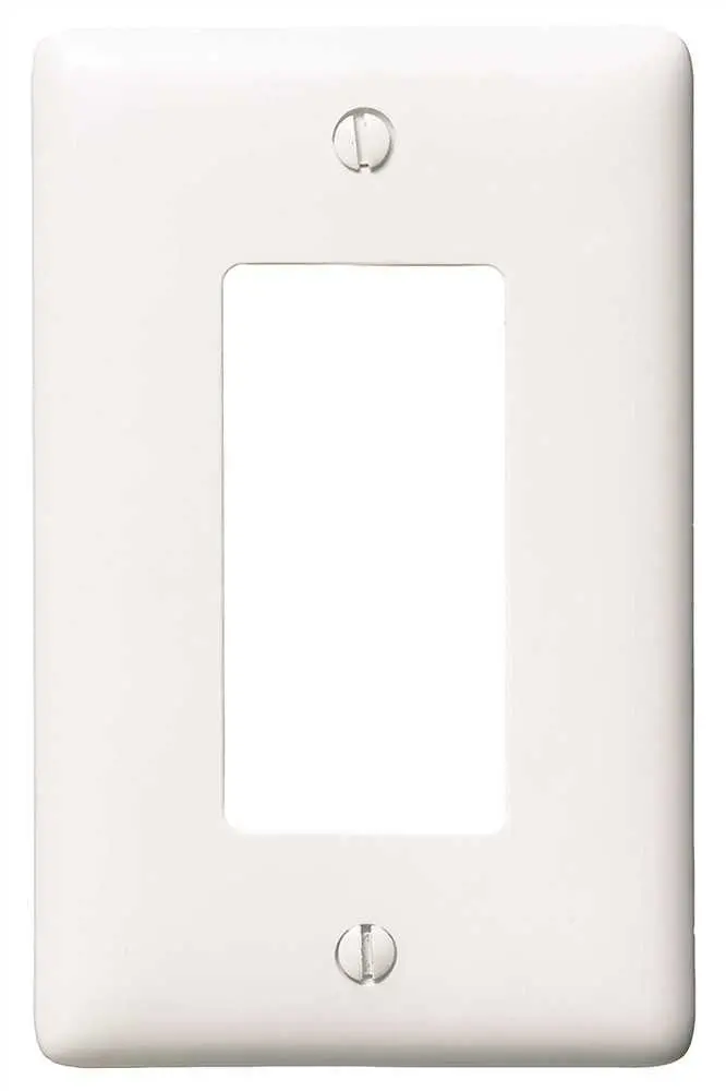 Decorator 1 Gang Wall Plate White 1