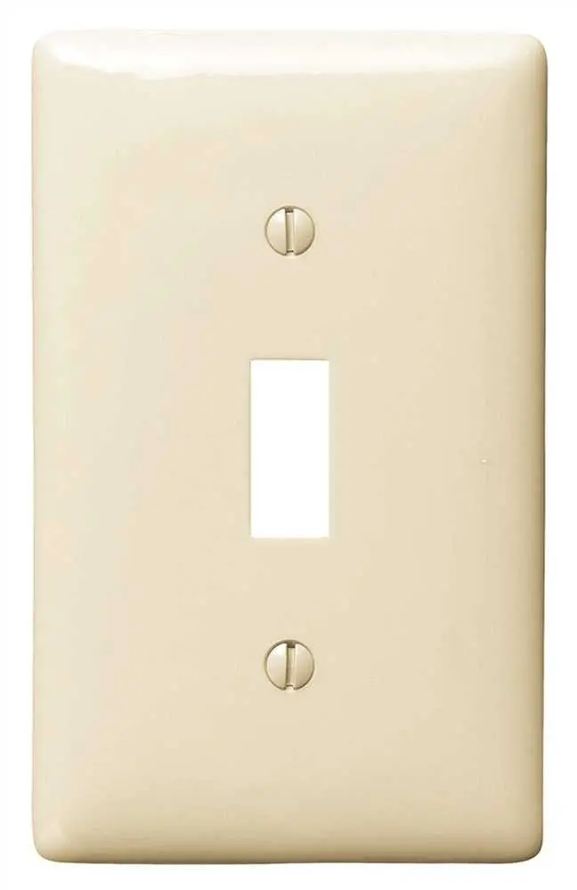 Wallplate Midi Toggle 1 Gang Almond 1
