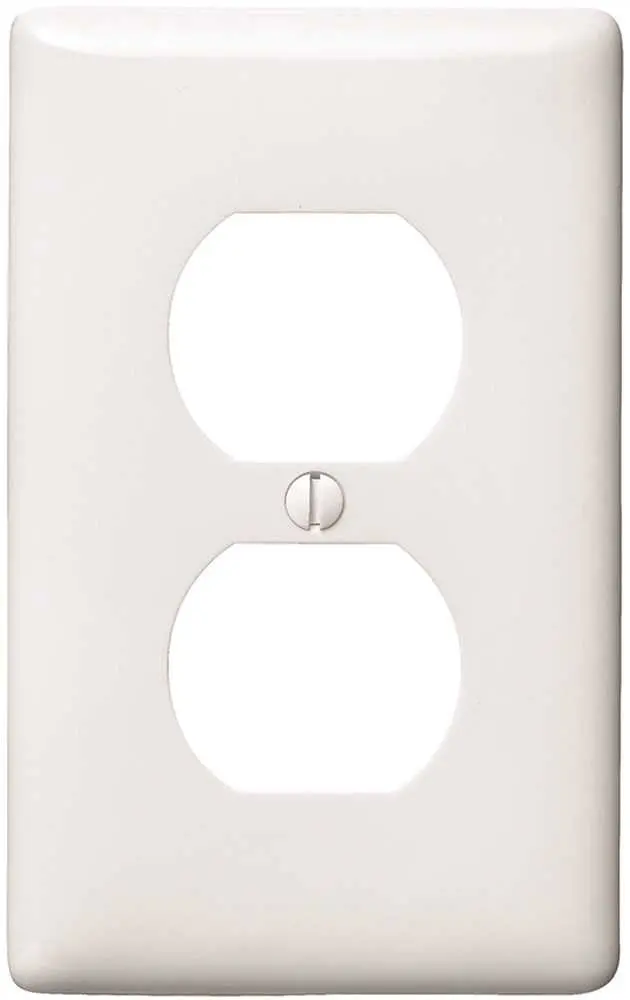 Wallplate Midi 1 Gang Duplex White 1