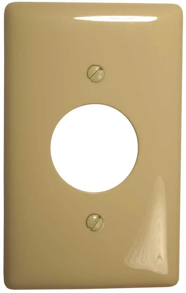 Wallplate 1 Gang Receptacle Ivory 1