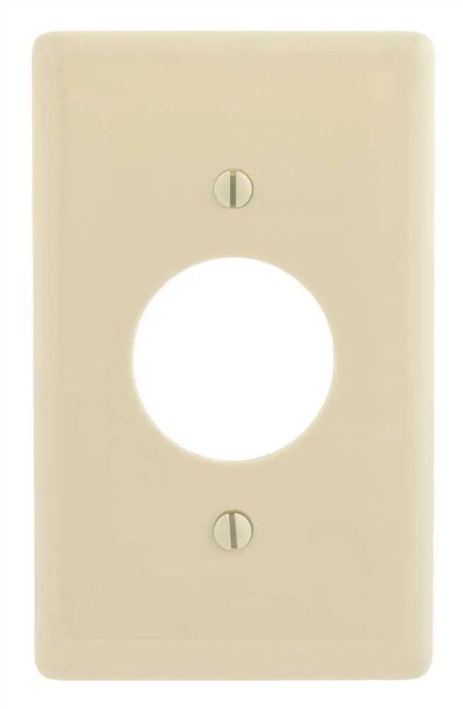 Wallplate 1 Gang Receptacle Almond 1
