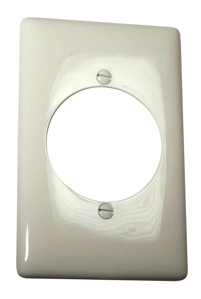 Wallplate Midi 1 Gang Receptacle White 1