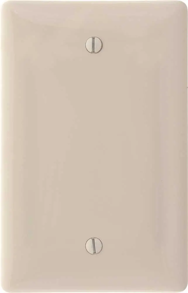 Wallplate Midi 1 Gang Blank White 1