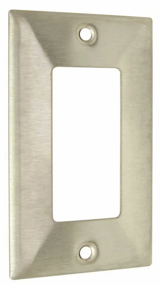 Wallplate 1 Gang Gfci Stainless Steel 1