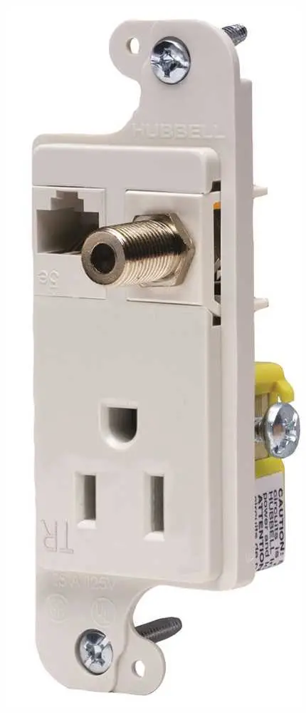 Jload Mm Outlet 15A Tr Ivory 1