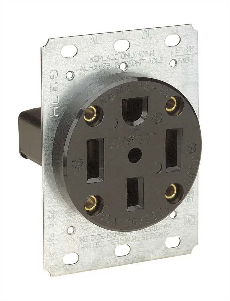 Range Receptacle 50 Amp Flush Mount 1