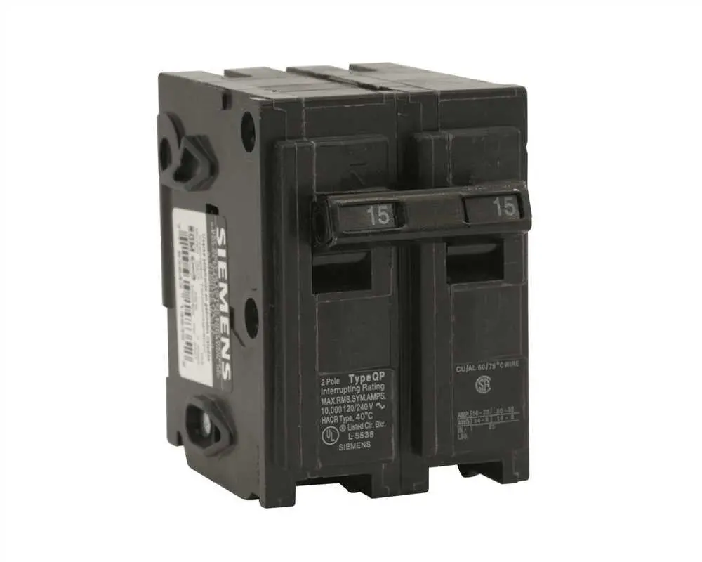 Qp Plug In 2 Pole Breaker 15A 1