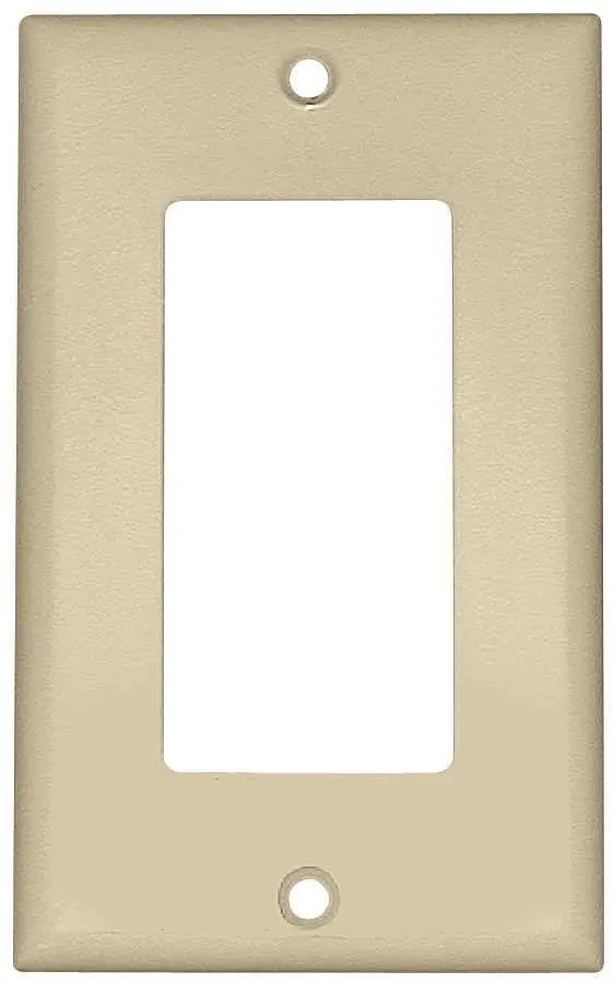 Decora Switch 1 Gang Plate White 1
