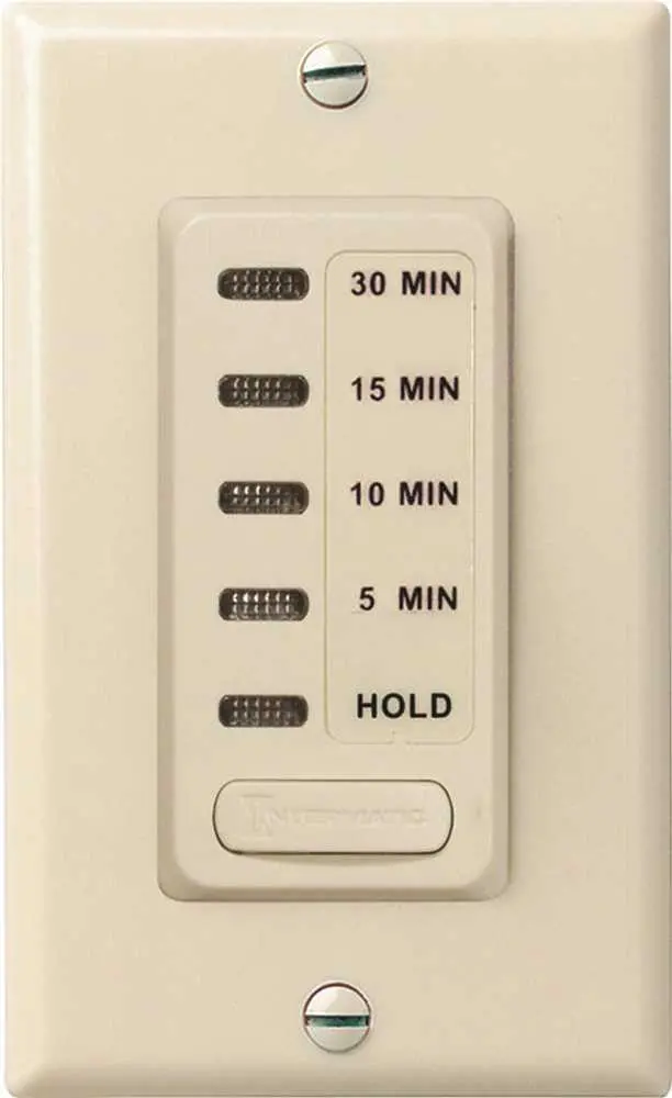 Intermatic Auto-Off Timer 5 To 30 Minute With Hold Feature Almond 1