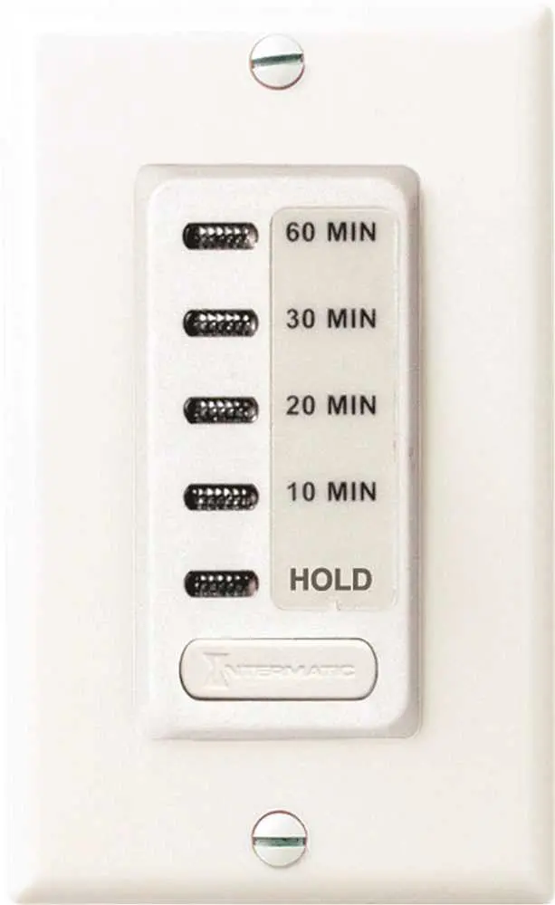 Intermatic Auto-Off Timer 10 To 60 Minute With Hold Feature White 1