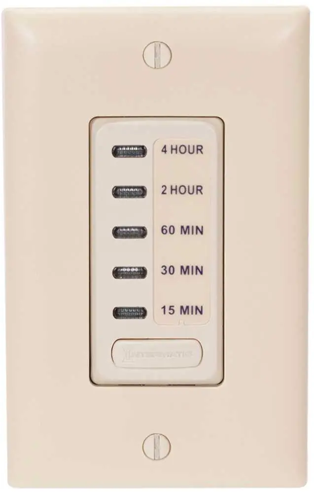Intermatic Auto-Off Timer 15 Minute To 4 Hour Ivory 1