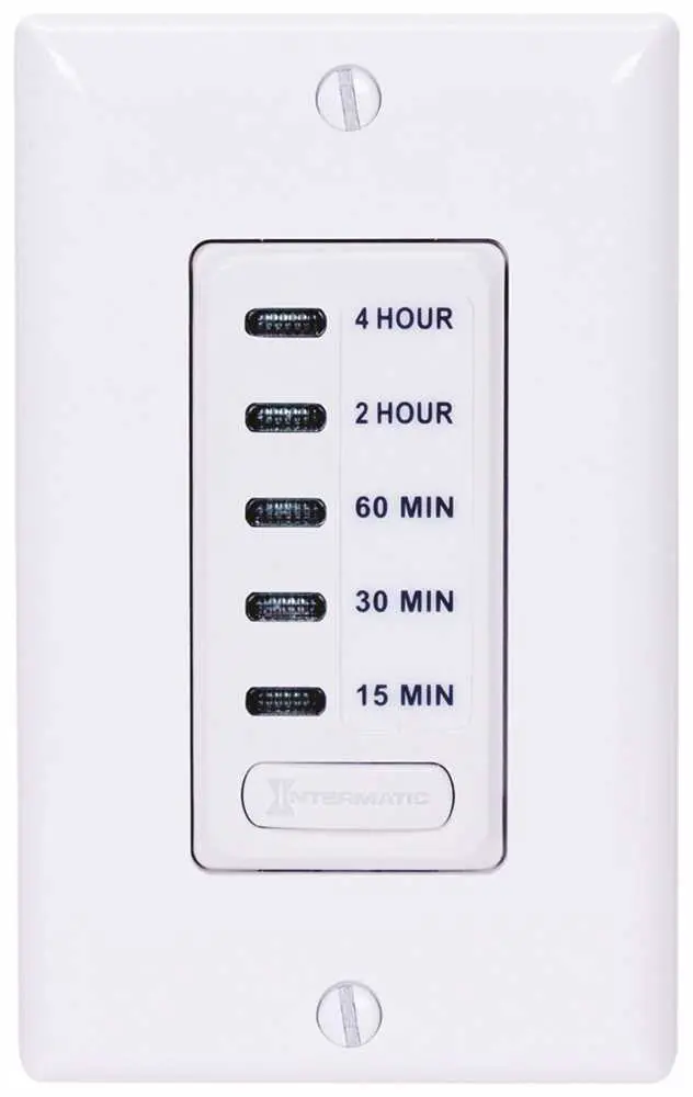 Intermatic Auto-Off Timer 15 Minute To 4 Hour White 1