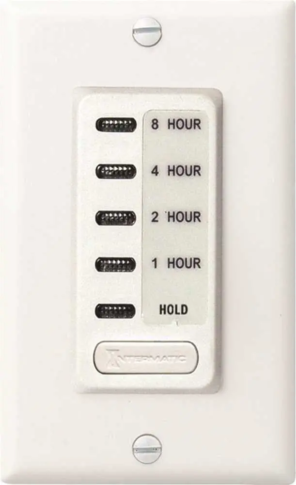 Intermatic Auto-Off Timer 1 To 8 Hour With Hold Feature White 1