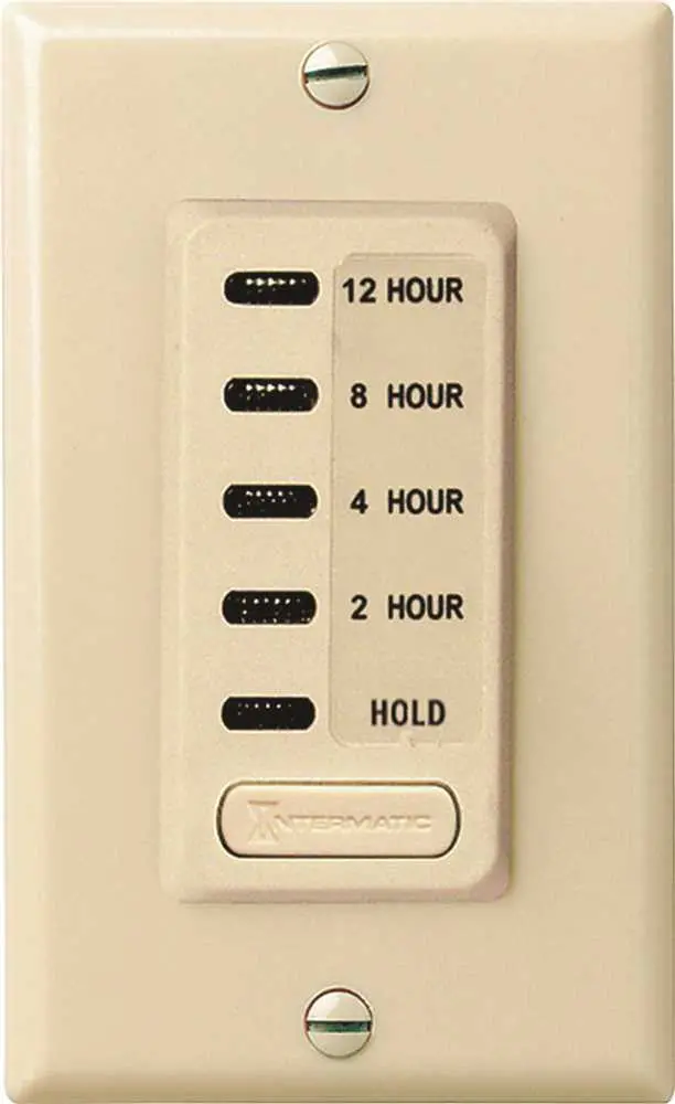 Intermatic Auto-Off Timer 2 To 12 Hour With Hold Feature Ivory 1