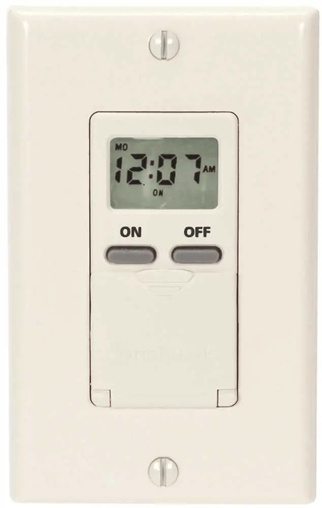 Digital 7 Day Timer 15A 120V Almond 1