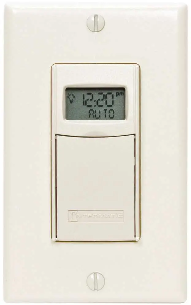 Digital 7 Day Astro Timer 20A 24-277V Almond 1