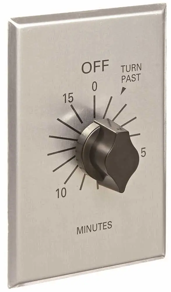 Spring Wound Wall Switch Single Pole With Timer 0 To 15 Minutes 1