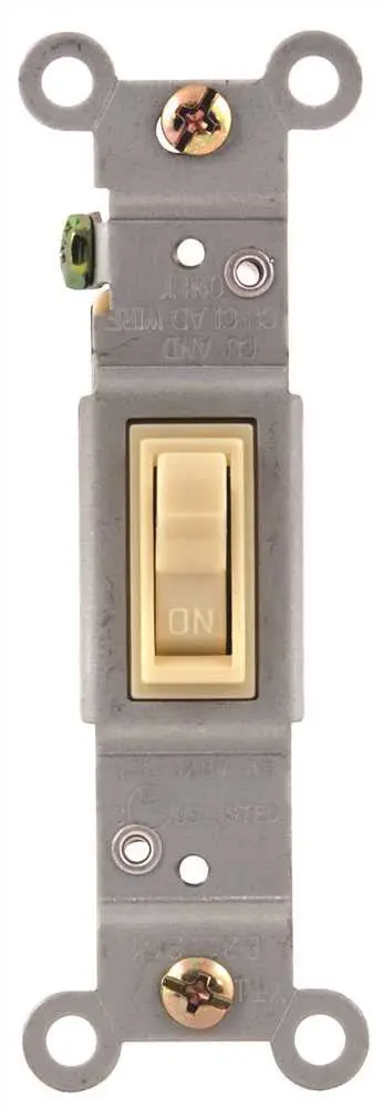 Single Pole Switch Ivory 1