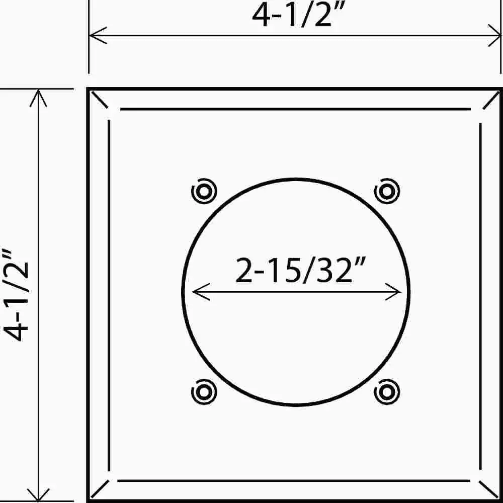 Wall Plate 2 Gang Dryer 4 Wire 1