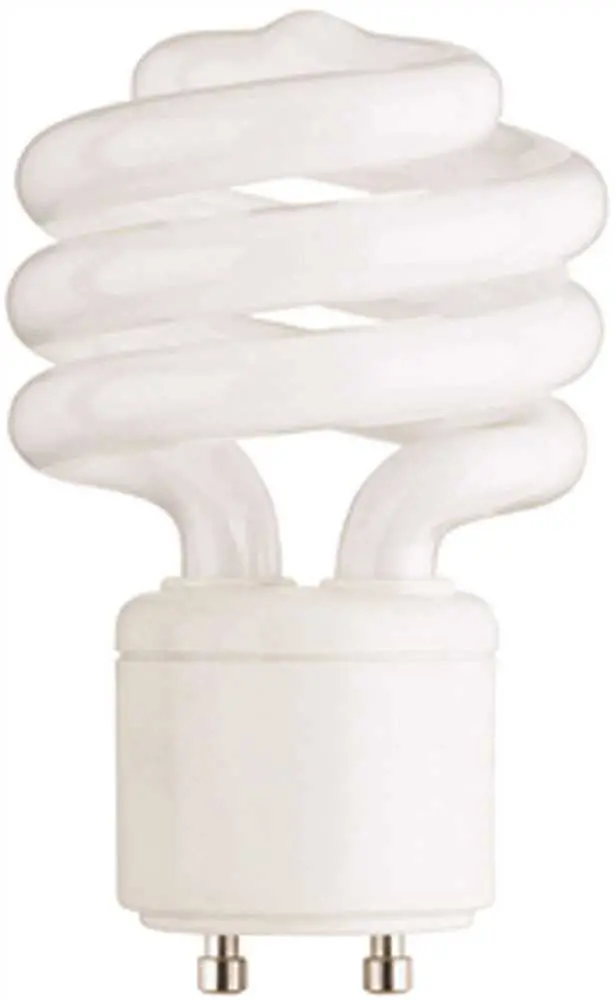 Tcp Springlamp&Reg; Gu24 Base Spiral Compact Fluorescent Lamp, 18 Watt, Soft White 2700K Color Temperature 1