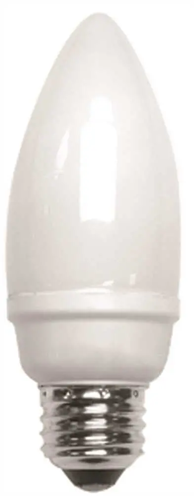 Tcp Springlamp&Reg; Encapsulated Compact Fluorescent Torpedo Lamp, 9 Watt, Soft White 2700K Color Temperature 1