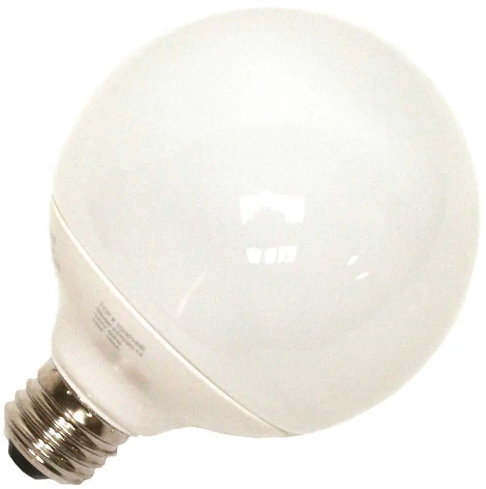 Tcp Springlamp&Reg; G30 Globe Instabright Encapsulated Compact Fluorescent Lamp, 14 Watt, Soft White 2700K Color Temperature 1