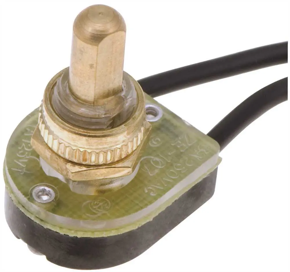 Bakelite Canopy Push Switch, 6 Amps, 125 Volts 1