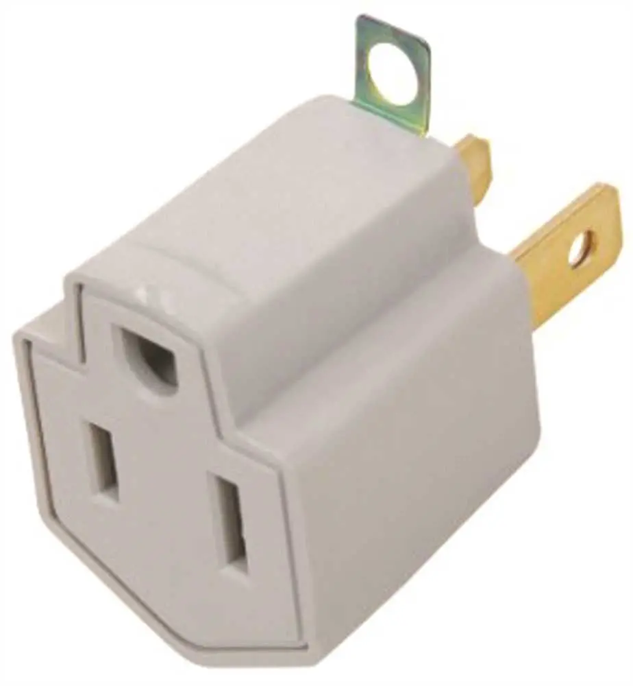 Preferred Industries&Trade; 3 Prong Adapter, 15 Amps, 125 Volts 1